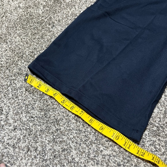 NEW DOCKERS NAVY BLUE BOYS SZ 33 HUSKY UNIFORM FLAT FRONT SHORTS Adjust - Picture 5 of 13